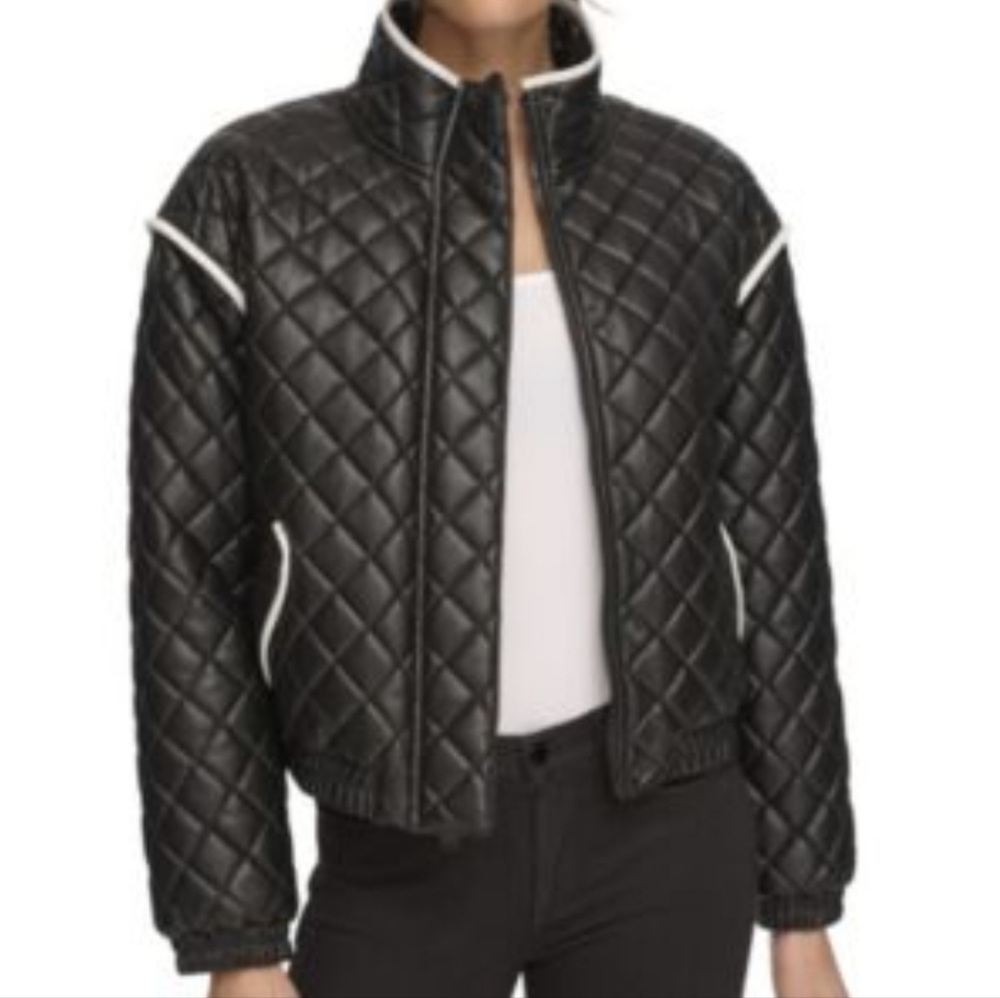 💕NWT Andrew Marc Sport Faux Leather Jacket💕Large & XL Available